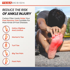 TEGA Morton's Extension emphasizes toe joint support for smoother movement.