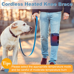 Telepepe knee warmer with 3000mAh battery for extended use