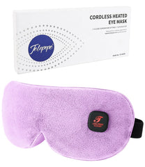 Telepepe cordless heated eye mask for on-the-go relief.