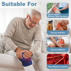Telepepe knee brace with 3 temperature modes for personalized warmth