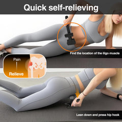 Telyora Psoas Release Tool is compact and travel-ready for on-the-go therapy.