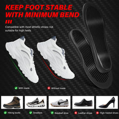 TemHot insoles use breathable PK fabric for all-day comfort
