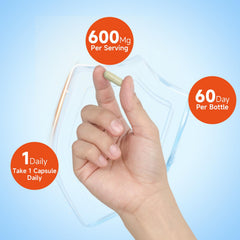 Temimar CDP Choline packaging emphasizes non-GMO and additive-free formula.