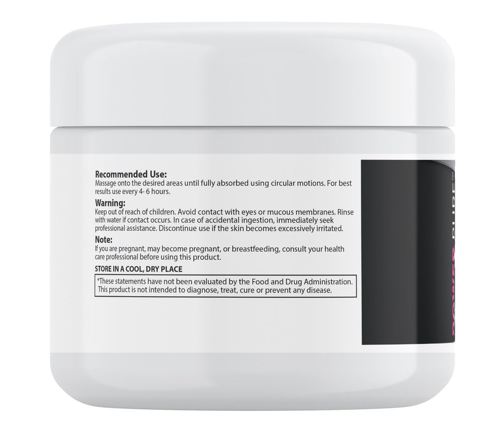 HEMPERATURE Lavender scent in hemp cream offers a pleasant, non-greasy topical experience