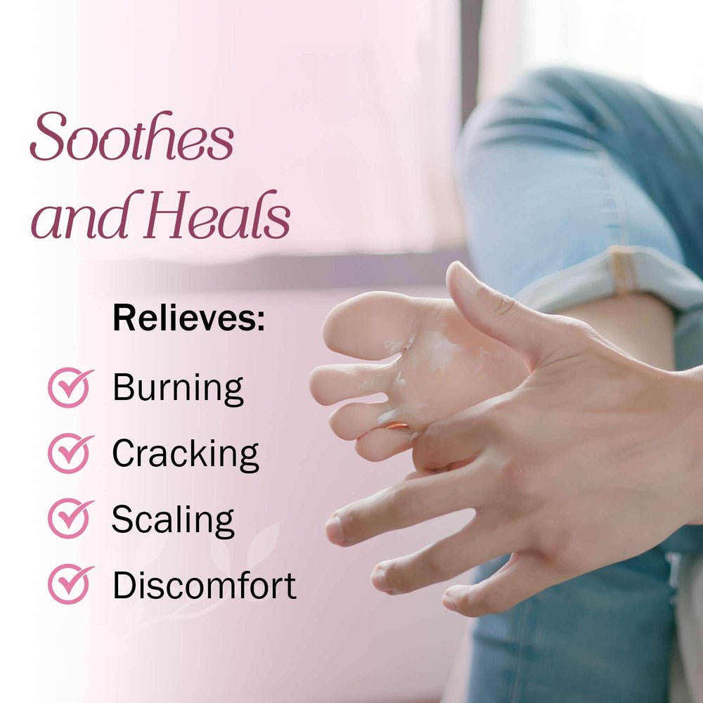TenderGentle antifungal cream helps soothe athlete's foot symptoms.