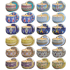 Tengyukenny 24-pack candles assortment for home ambiance and fragrance variety