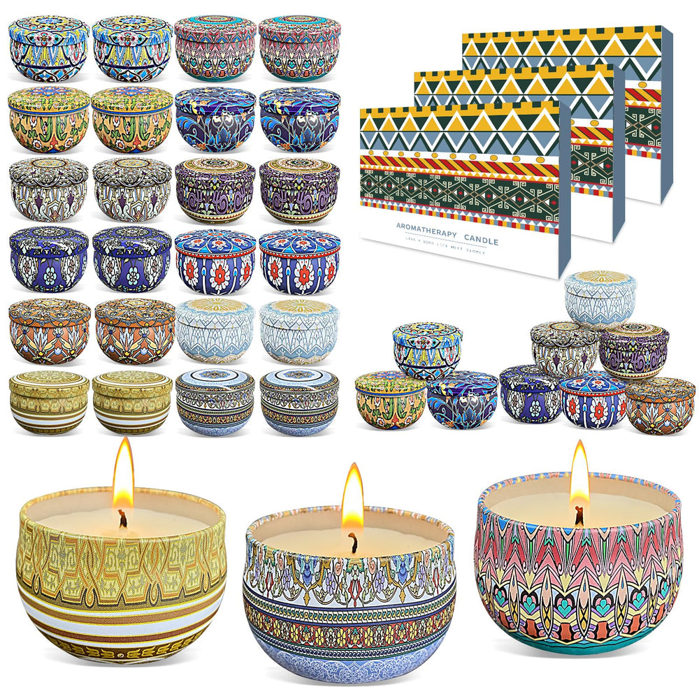 Tengyukenny 36 pack candles with varied fragrances for mood enhancement