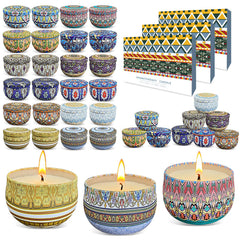 Tengyukenny 36 pack candles with varied fragrances for mood enhancement