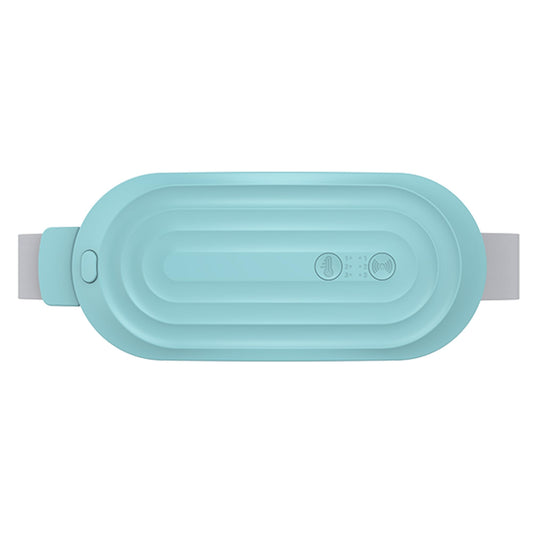 TensCare OVA Therma Belt demonstrates wearable design for discreet cramps relief under clothing.