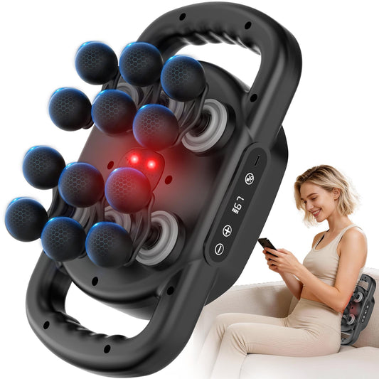 TenSine deep tissue massage gun for targeted relief across major muscle groups.