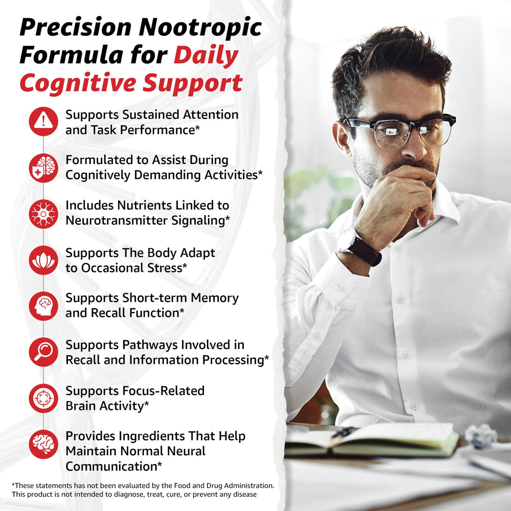 TenX Health Focus Ginkgo Biloba leaf highlights memory and clarity