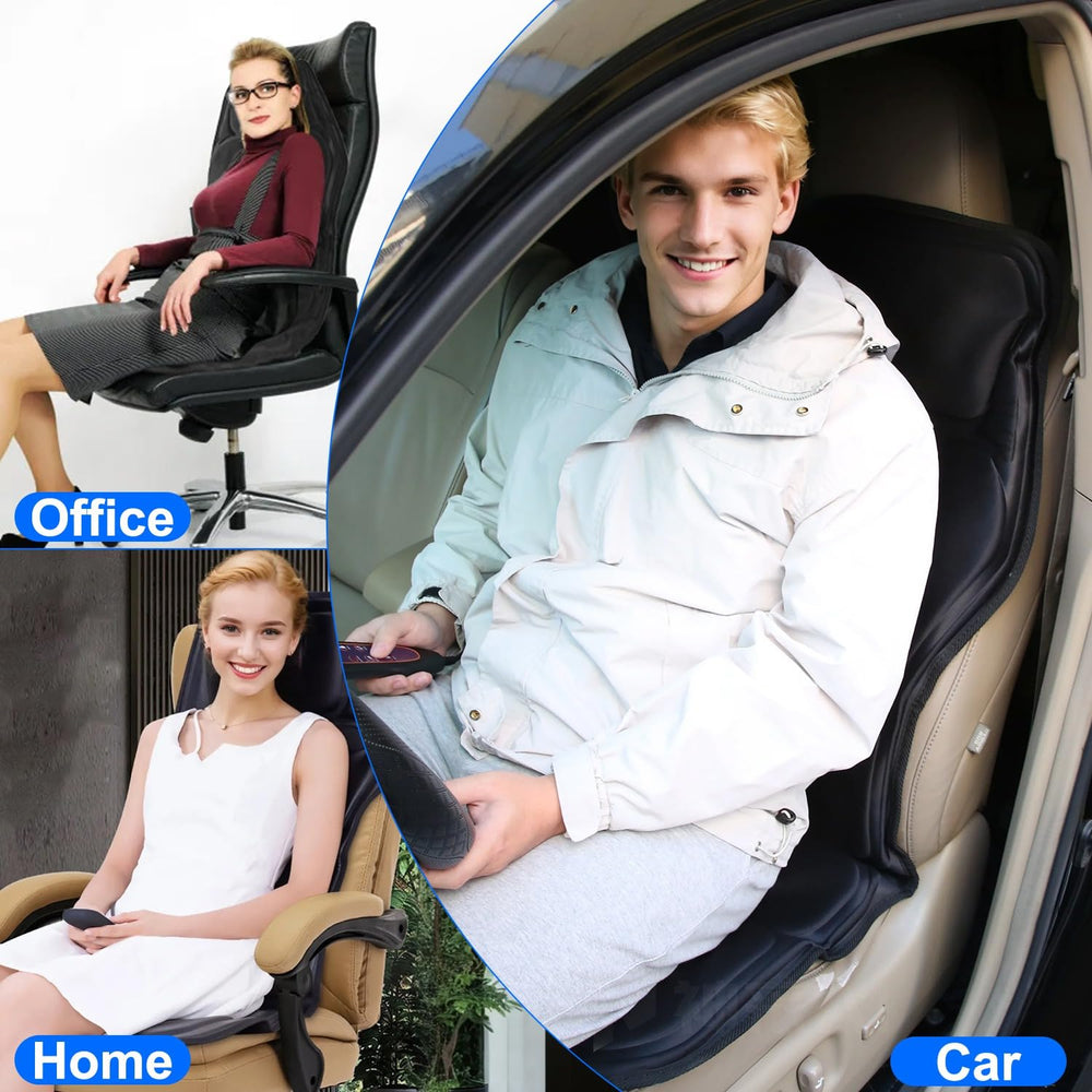 TeqHome three heat levels provide soothing warmth during sessions
