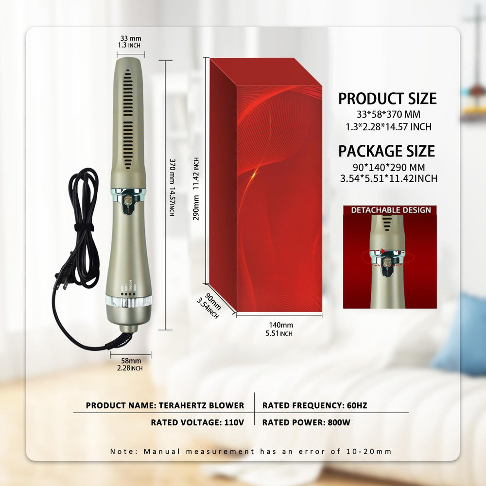 Terahertz Therapy Wand features an easy-grip, lightweight body for daily use.