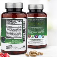 Teraputics IntestinePro label detail highlighting non GMO herbal blend
