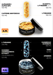 Terra Elmnt PM Total Calm bottle image conveys mood calm and wind-down comfort