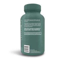 Close-up of the Digestive Catalyst label highlighting enzymes for digestion after meals.