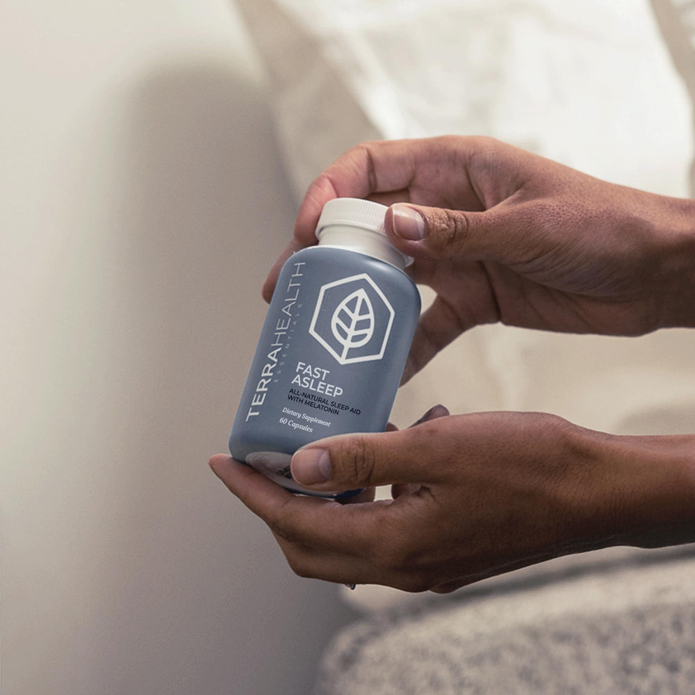 Terra Health Essentials Fast Asleep reishi mushroom component for balanced evenings