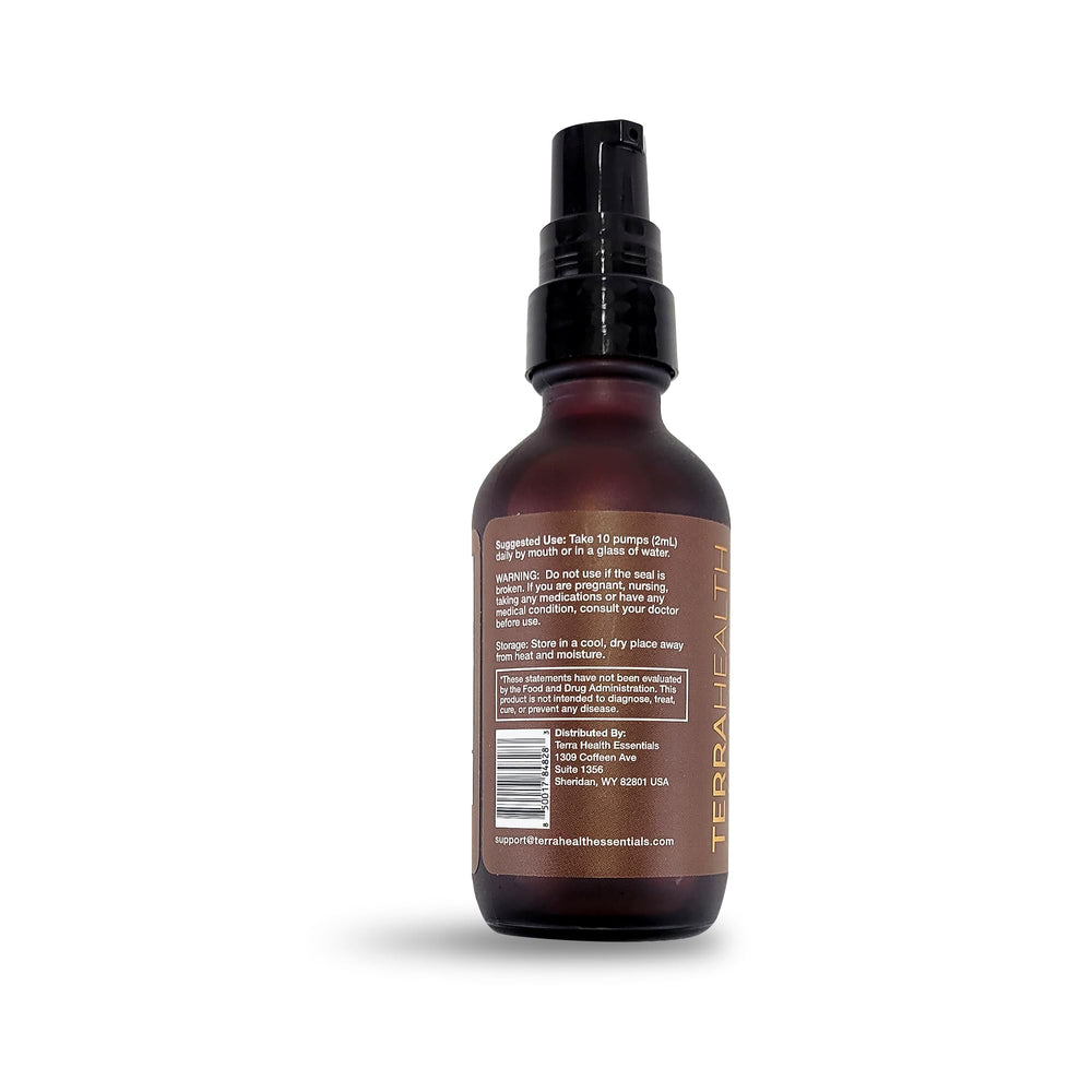 Closeup of Terra Health Essentials Liposomal B12 capsules
