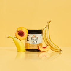 Terra Origin Healthy Gut morning routine visual suggesting daily gut health habit