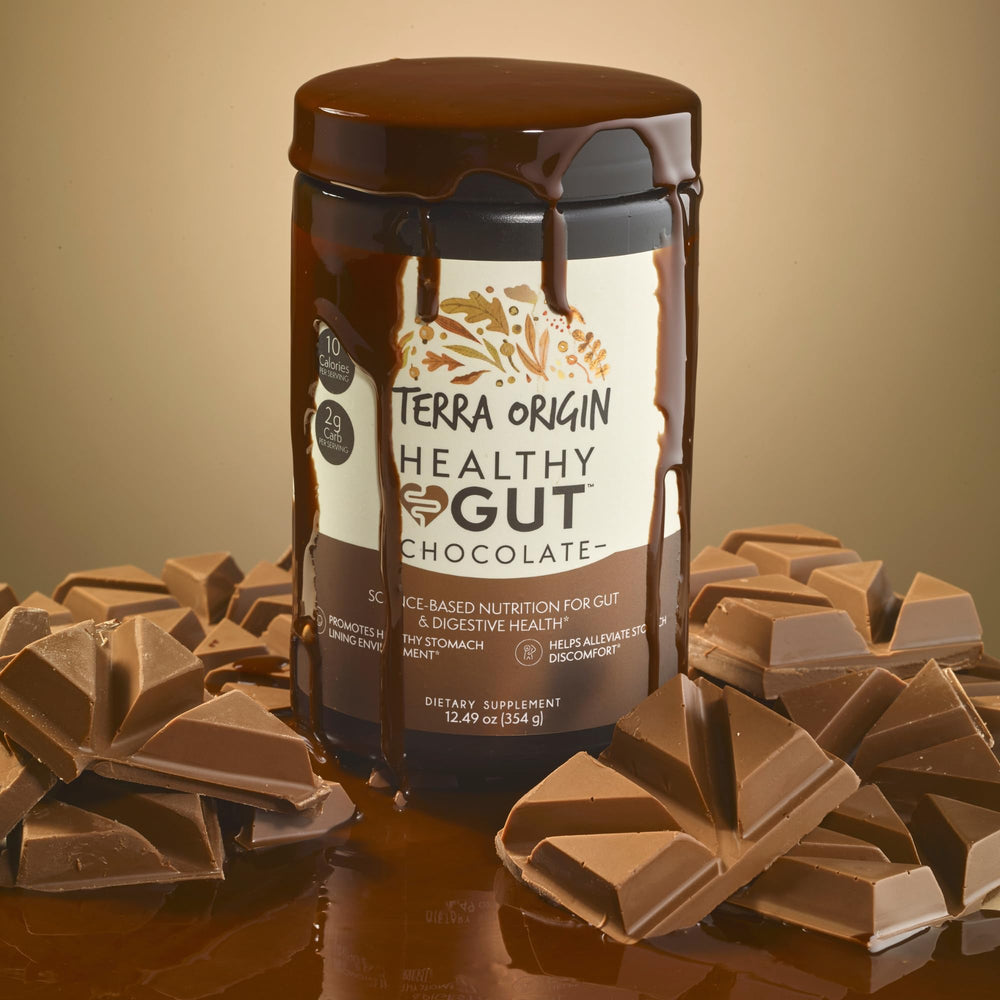 Close-up of Slippery Elm Bark and Marshmallow Root in Terra Origin formula