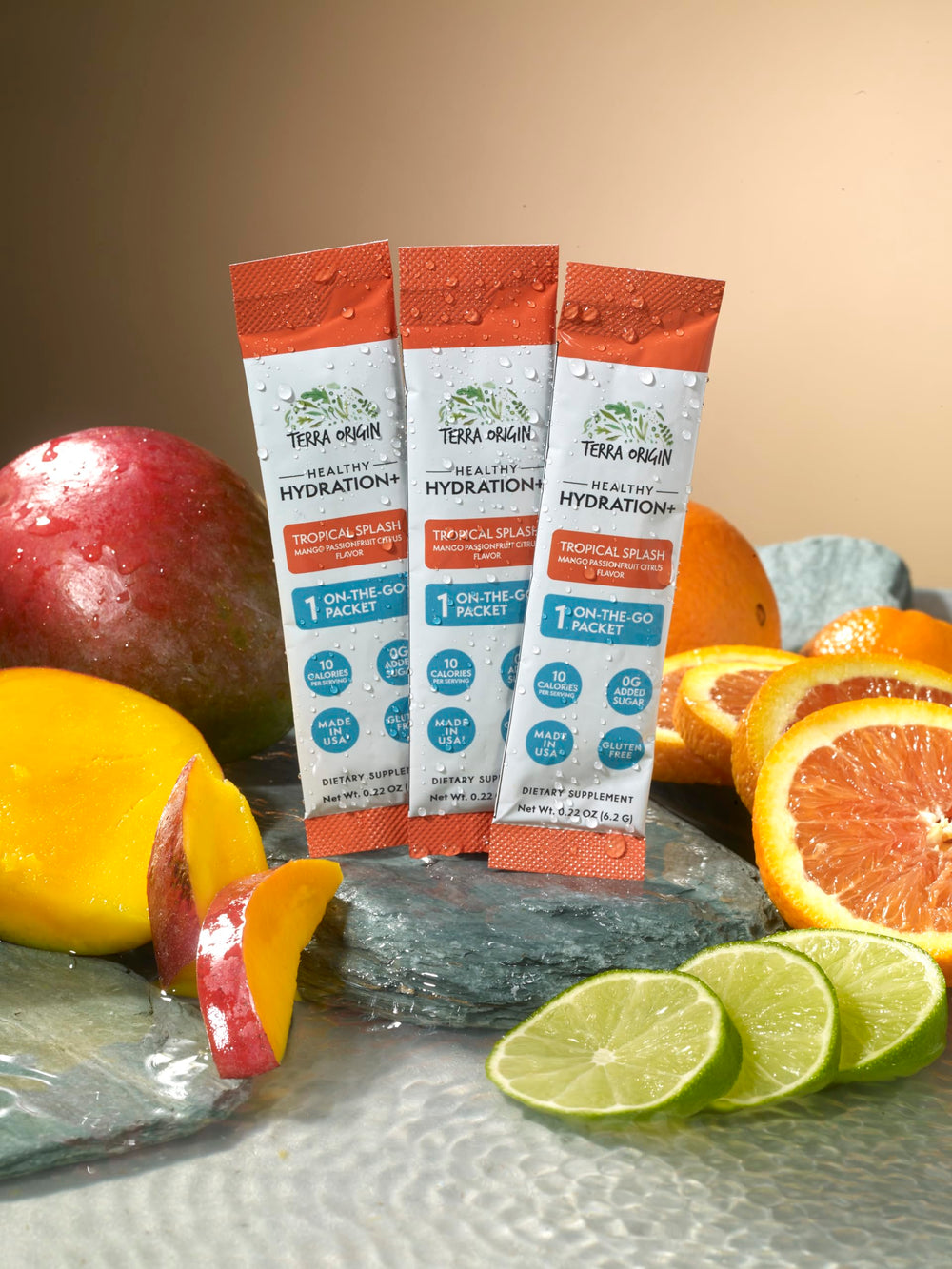 Terra Origin party-smart hydration packets for festivals and nights out.