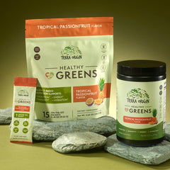 Terra Origin probiotic blend supports gut health and digestion.