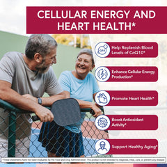 Terranics CoQ10 bottle with dosage cap for daily use