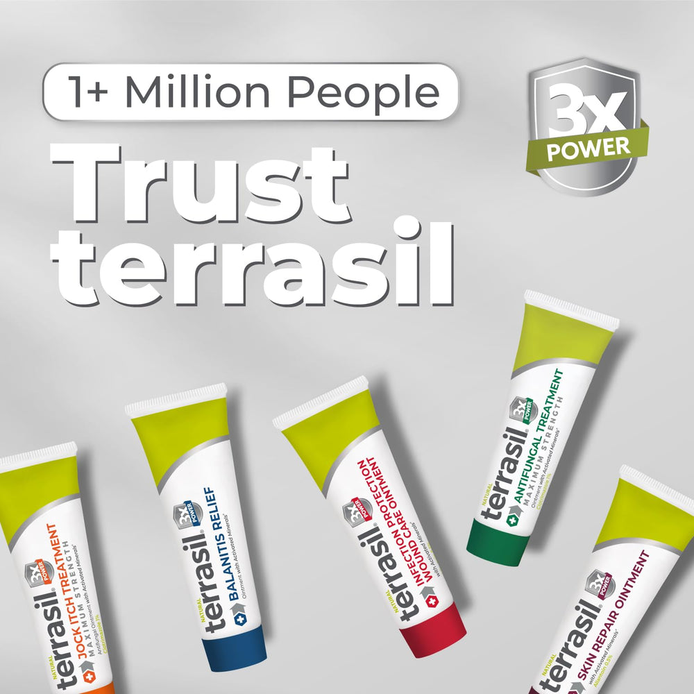 Terrasil USA-made stamp on packaging.