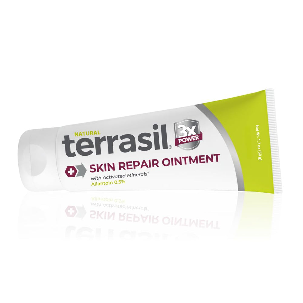 Terrasil Skin Repair ointment tube for targeted topical relief