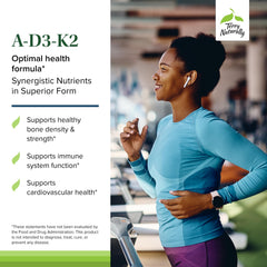Terry Naturally A•D3•K2 ingredients label detailing vitamin blend.