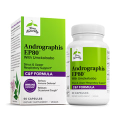 Terry Naturally Andrographis EP80 bottle showcasing natural immune support potential.