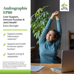 Terry Naturally Andrographis EP80 capsules pouring to show vegan soft capsules