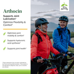 Arthocin bottle label highlights boswellia, curcumin, and devil's claw blend for joint health.