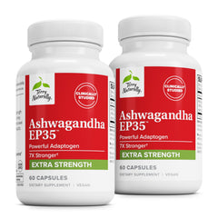 Terry Naturally Ashwagandha EP35 capsules for sleep support and stress resilience