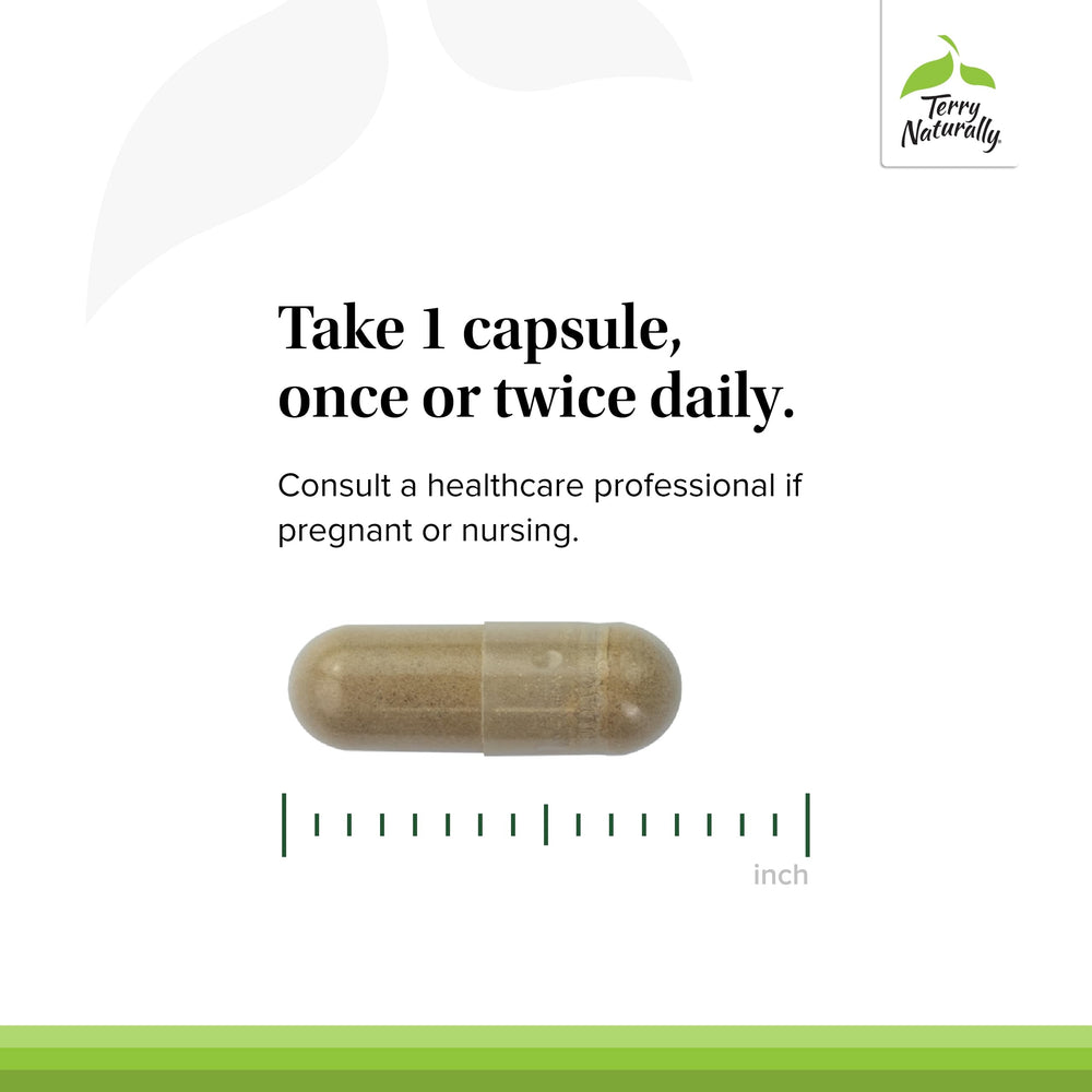 Terry Naturally Ashwagandha EP35 capsules for night-time sleep support