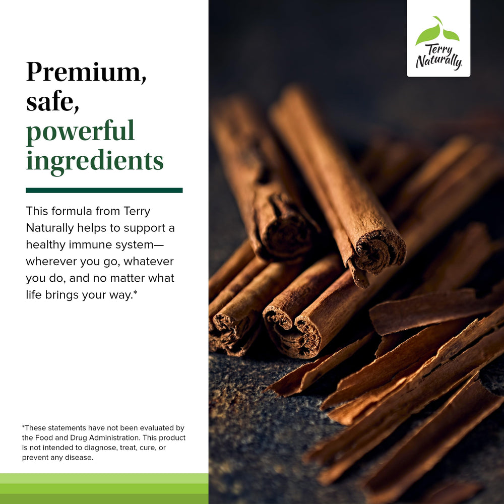 Terry Naturally Bacteril capsules with clove and oregano for digestion.