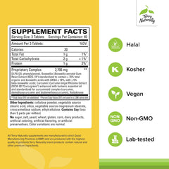 Terry Naturally Curamin bottle back displays supplement facts and NATTOKINASE.