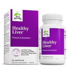 Terry Naturally Healthy Liver bottle with capsules for daily liver support