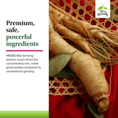 Terry Naturally HRG80 capsules in daily routine suggesting energy maintenance.