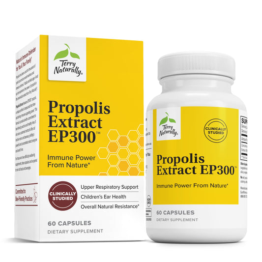 Terry Naturally Propolis Extract 200 mg bottle for immune support