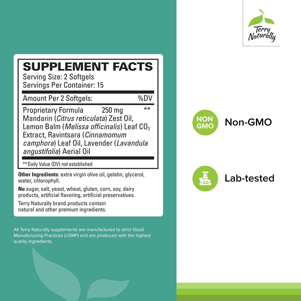 Terrific Zzzz softgels close-up showing easy nightly use before bed.