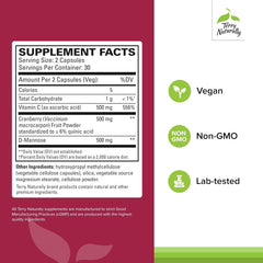 Cranberry and D-Mannose blend in Terry Naturally Urinary Tract Intensive Support for urinary tract health.
