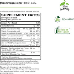 Terry Naturally ViraPro tablet pour displaying daily immune support tablets