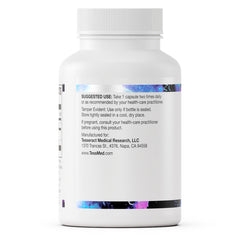 Tesseract AnaQuell QR bottle with capsules reflects on-the-go wellness routine.