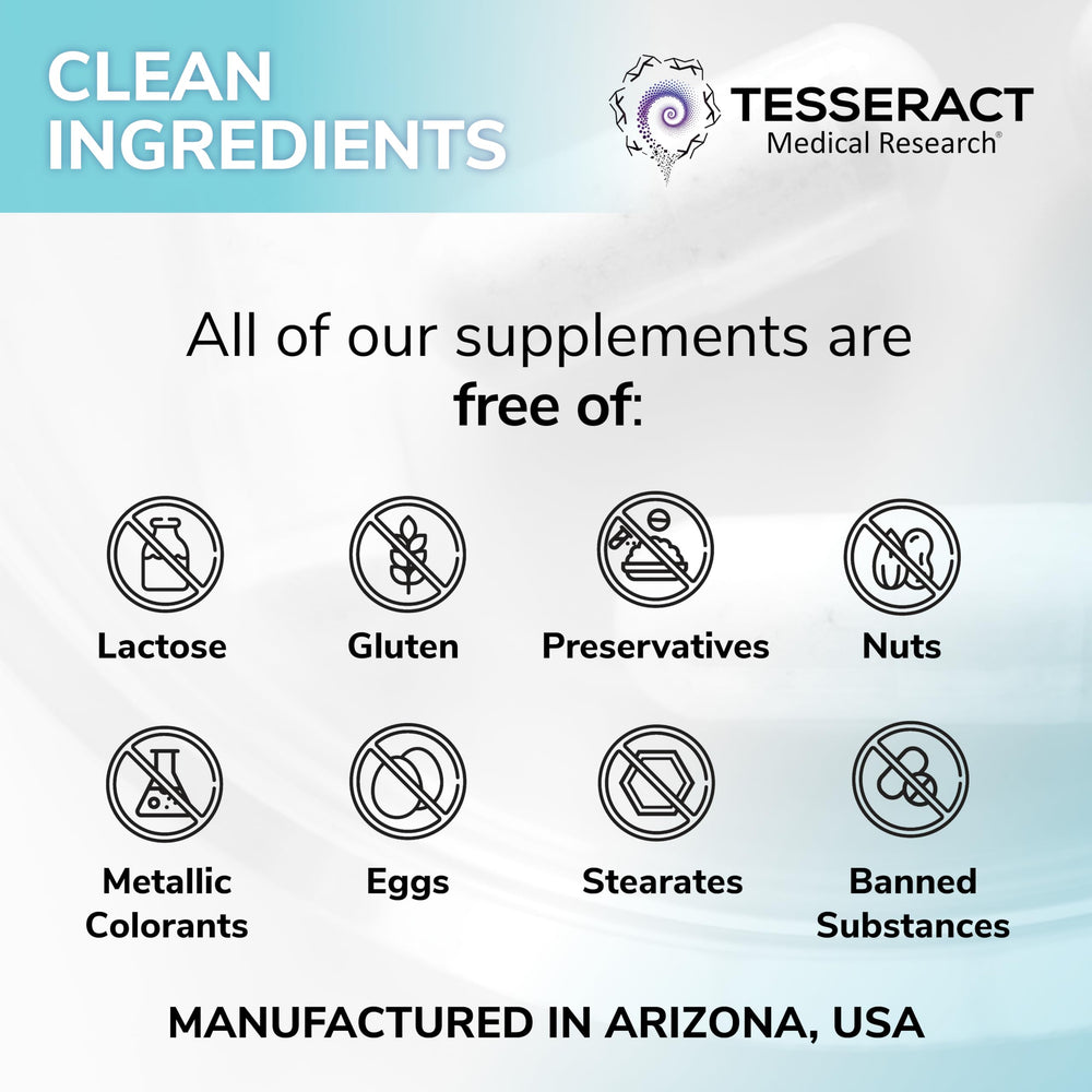 Tesseract BerberActiv-QR ingredients chart highlights science-backed components