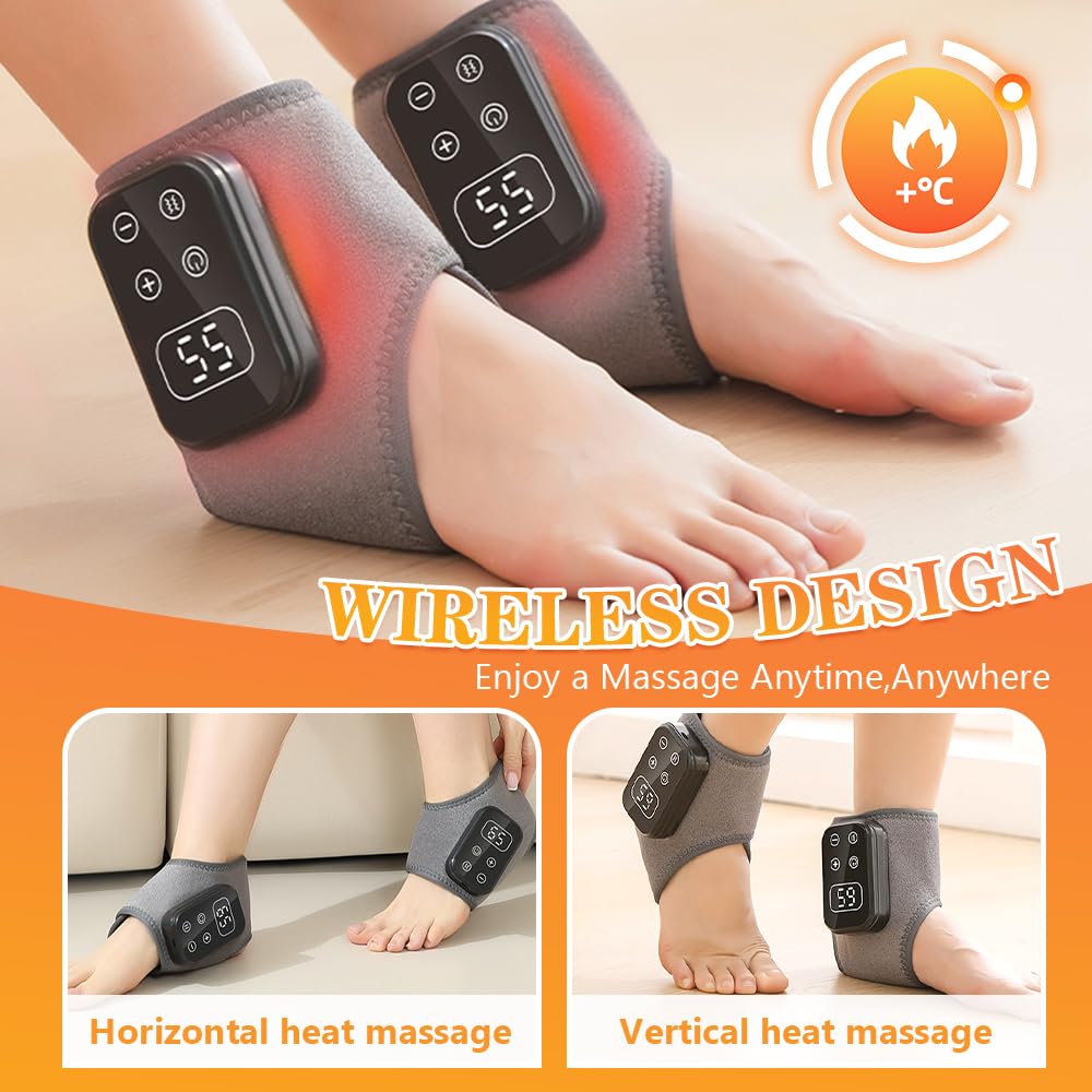 Tevike Foot Advanced Renew Wrap touchscreen panel displays temperature and intensity clearly