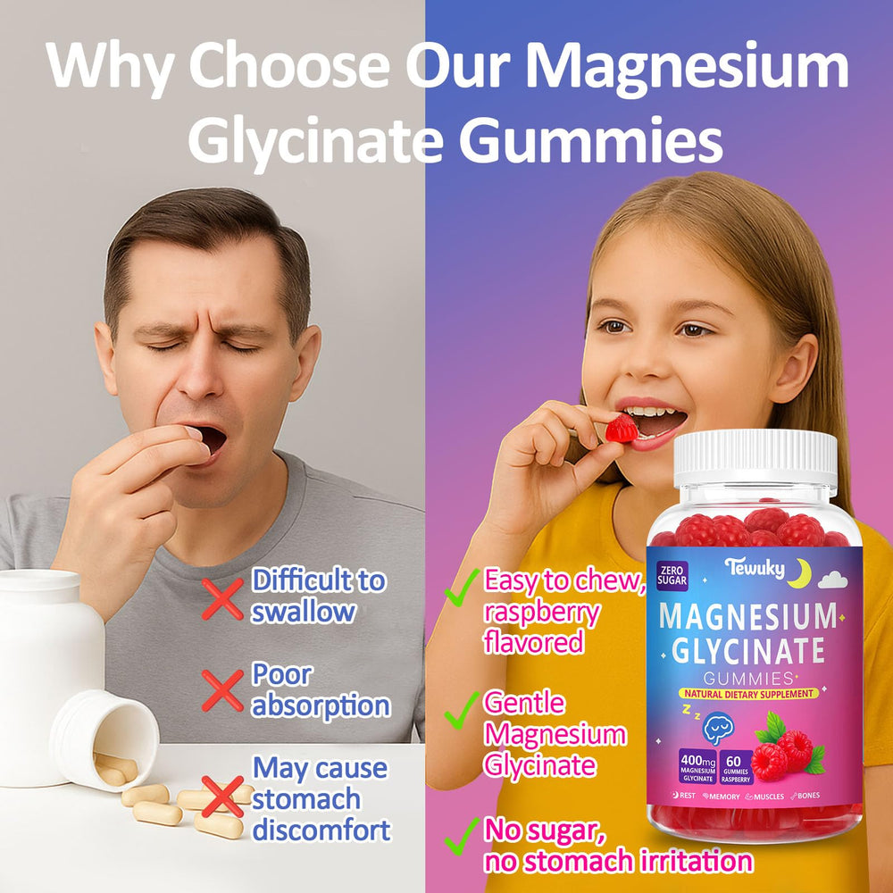 Tewuky gummies provide bone health support with vitamin D3 and zinc.