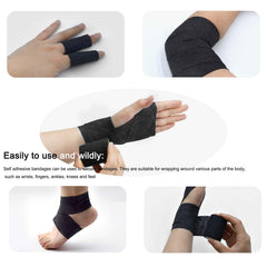 TGANNYOCR ankle wrap bandage provides flexible, comfortable compression for sports injuries.