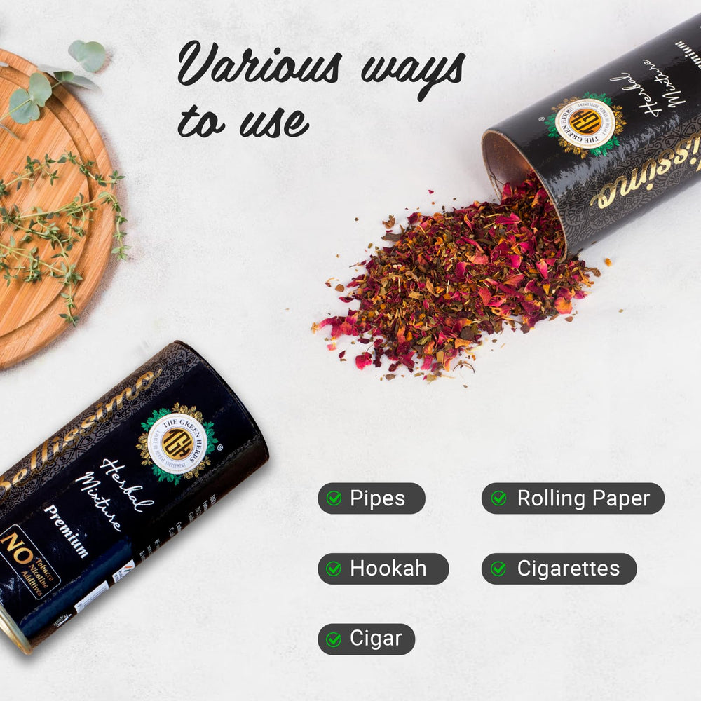Bellissimo all-natural flavour profile closeup emphasizing herbal aroma and taste.