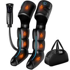 TGS leg massager full assembly front view for home relief and recovery.